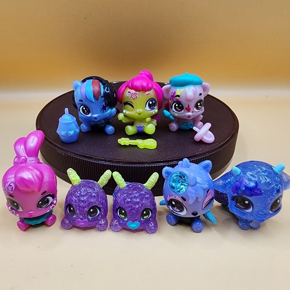Hatchimals Other - Hatchimals CollEGGtibles Shimmer Babies Lot Pixies Goat Tigrette Lil' Leoriole